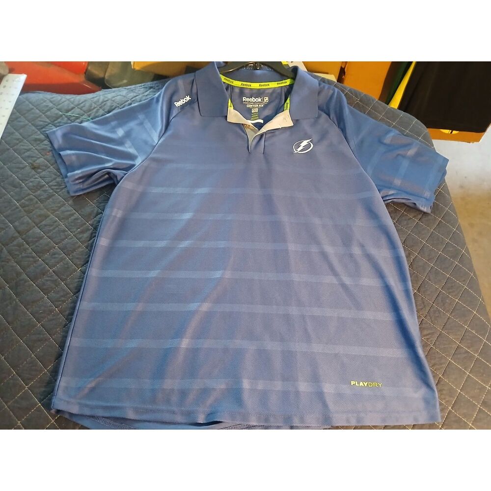 Tampa Bay Lightning NHL Reebok Center Ice Collection Dry Fit Size XL/EG/TG